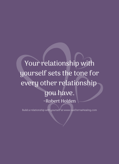 Your relationship with yourself sets the tone for every other relationship you have. ~ Robert Holden