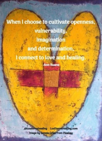 Cultivate Openness Vulnerability Imagination & Determination